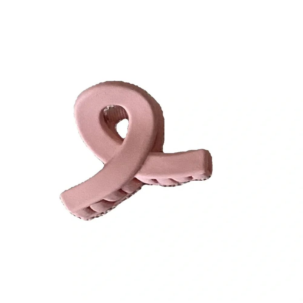 Cute Mini Pink Hair Claws For Girls Perfect For Half Ponytail Accessories